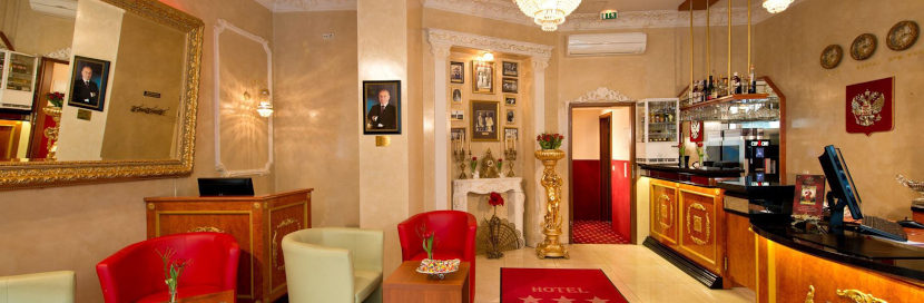 Eingangsbereich unseres Zarenhof Hotels in Mitte