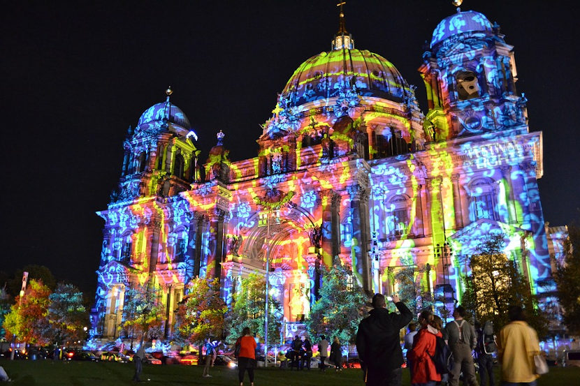 Berliner Dom zum Spring Light Festival